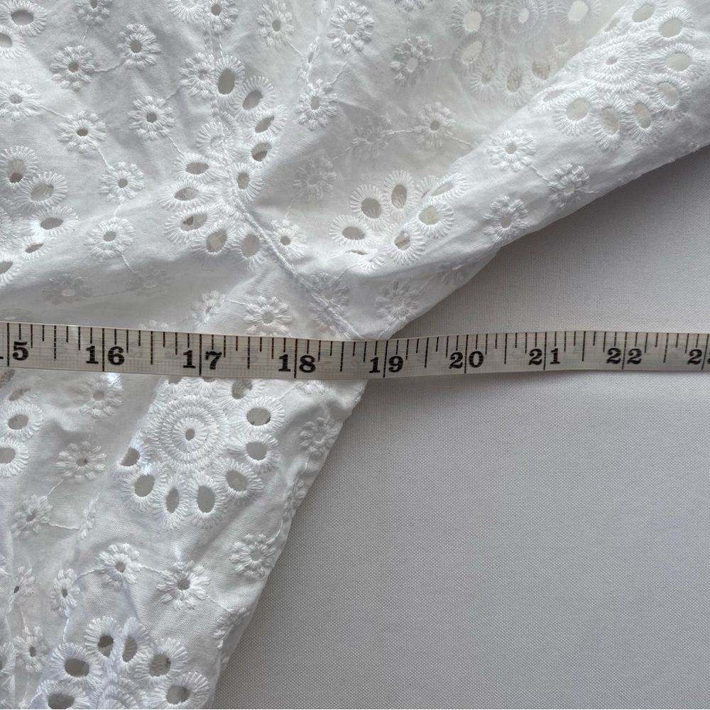 NWT Beach Riot White Delaney Eyelet Embroidered Mini Dress Size Small - Picture 13 of 14